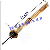 Kazán fűtőbetét 3 x 1500W 6/4" + tömítés L=330mm