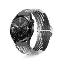 HelloMe Trade Kft. Fonott szövet légátersztős óraszíj – okosóra univerzális pótszíj 20mm