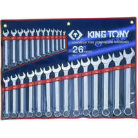 Kingtony Kingtony Kingtony 1226MR 26 részes csillag-villás készlet 6-32mm