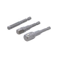 BGS BGS Dugókulcs átalakító készlet fúrógéphez 1/4", 3/8", 1/2" 3 részes