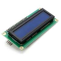  16 x 2 LCD kijelző I2C kommunikációval / IIC/I2C Kék háttérvilágítású 1602 LCD Display Modul Arduino-hoz