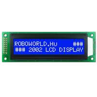  20 x 2 LCD kijelző modul kék háttérvilágítással - LCD 2002