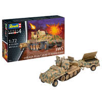 Revell Revell sWS mit Flak-Aufbau als Sfl. mit 3,7cm Flak 43 1:72 harcjármű makett 03293R