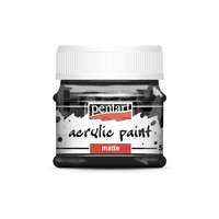Pentacolor Kft Pentart Matt fekete színű akrilfesték - hobbi festék 50 ml 1119