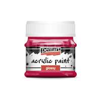 Pentacolor Kft Pentart Fényes kármin színű akril bázisú hobbi festék 50 ml