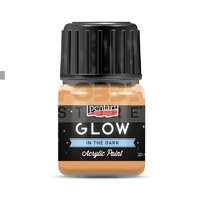 Pentacolor Kft Pentart GLOW sötétben világító narancs színű akril bázisú hobbi festék 30 ml