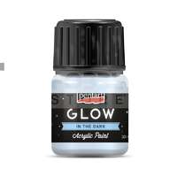 Pentacolor Kft Pentart GLOW sötétben világító kékesfehér színű akril bázisú hobbi festék 30 ml