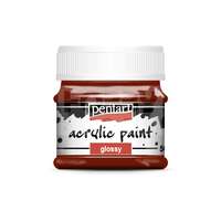 Pentacolor Kft Pentart Fényes bordó színű akril bázisú hobbi festék 50 ml
