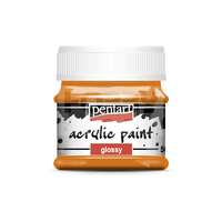 Pentacolor Kft Pentart Fényes narancs színű akril bázisú hobbi festék 50 ml