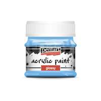 Pentacolor Kft Pentart Fényes világoskék színű akril bázisú hobbi festék 50 ml