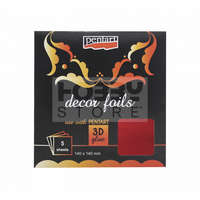 Pentacolor Kft Pentart Dekorfólia metál bordó 20741