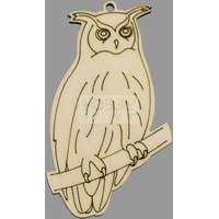 Pentacolor Kft Pentart Fafigura, 5 db/csomag - bagoly 22784