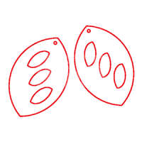 Pentacolor Kft Fafigura, 6 db/csomag - füli alap 222 - 22983