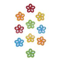 Pentacolor Kft Filcfigura - Ötszirmú virág (10 db/cs, átm. kb.: 4 cm) 23213
