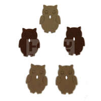 Pentacolor Kft Filcfigura - Bagoly (5 db/cs, átm. kb.: 6 cm) 23223