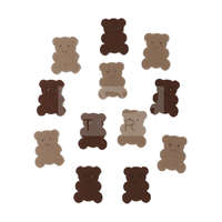 Pentacolor Kft Filcfigura - Mini maci (12 db/cs, átm. kb.: 3 cm) 23226