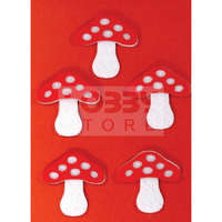 Pentacolor Kft Filcfigura - Gomba (5 db/cs, átm. kb.: 6 cm) 23229