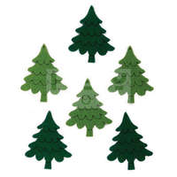 Pentacolor Kft Filcfigura - Fenyő gravírozott (6 db/cs, átm. kb.: 6 cm) 23250