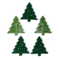 Pentacolor Kft Filcfigura - Fenyő csillagos (5 db/cs, átm. kb.: 6 cm) 23251