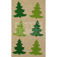 Pentacolor Kft Filcfigura - Fenyő d. íves (5 db/cs, átm. kb.: 6 cm) 23282