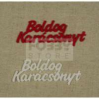 Pentacolor Kft Filc felirat Boldog Karácsonyt 2 db (piros-fehér) 25149