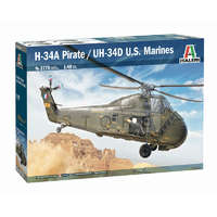 Italeri ItaleriH-34A Pirate /UH-34D U.S. Marines 1:48 helikopter makett 2776IT