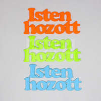 Pentacolor Kft Filc felirat Isten hozott kb. 11 cm (3 db/cs), vegyes színben 28908