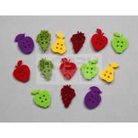 Pentacolor Kft Filcfigura - Gomb - Gyümölcs alakú (kb. 2,5 cm átmérő) 28912