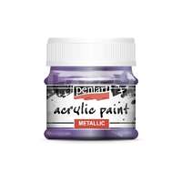 Pentacolor Kft Pentart Metál lila színű akrilfesték - hobbi festék 50 ml 3497