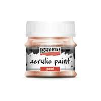 Pentacolor Kft Pentart Gyöngyház barack színű akril bázisú hobbi festék 50 ml