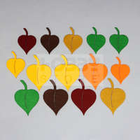 Pentacolor Kft Filcfigura - Levél őszi vegyes színben 38087