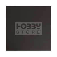 Keskeny keretű feszített festővászon - fekete 15X15 cm 40188