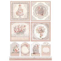 Stamperia Stamperia A4 rizspapír csom.- You and me kártyák - DFSA4694