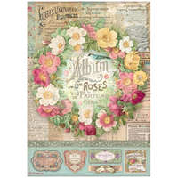 Stamperia Stamperia A4 rizspapír csom.- Rose Parfum Album de roses - DFSA4734