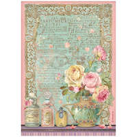 Stamperia Stamperia A4 rizspapír csom.- Rose Parfum Parfumeur royal - DFSA4735