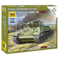 Zvezda Zvezda Soviet Medium Tank T-34/76 makett 1:100 (6101Z)