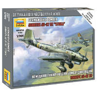 Zvezda Zvezda German Dive Bomber JU-87 B2 Sluka makett 1:144 (6123Z)