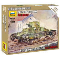Zvezda Zvezda British Light Tank 'Matilda' MK1 makett 1:100 (6191Z)