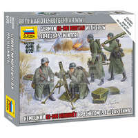 Zvezda Zvezda German 80 mm Mortar w/Crew makett 1:72 (6209Z)