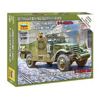 Zvezda Zvezda Soviet M-3 Scout Car with Machine Gun makett 1:100 (6273Z)