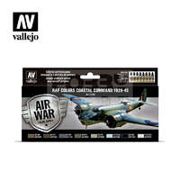 Vallejo Vallejo Model Air - RAF colors Coastal Command 1939-1945 - festékszett 71148