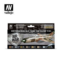 Vallejo Vallejo Model Air - Soviet-Russian colors MiG-21 “Fishbed” from 50’s to 90’s - festékszett 71607