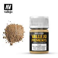 Vallejo Vallejo Dark Yellow Ochre Pigment (sötét okkersárga pigmentpor) 35 ml 73103V