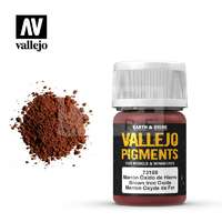 Vallejo Vallejo Brown Iron Oxide Pigment (barnás vas oxid hatású pigmentpor) 35 ml 73108V