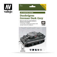 Vallejo Vallejo Model Air - Dunkelgrau German Dark Grey - festékszett 78400