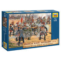 Zvezda Zvezda French Foot Artillery /1812-14/ makett 1:72 (8028Z)