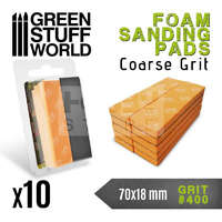 Green Stuff World GreenStuffWorld 180-as finomságú csiszoló szivacs (Foam Sanding Pads 180 grit) 8435646502687ES