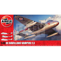 Airfix Airfix de Havilland Vampire F.3 repülőgép makett 1:48 (A06107)