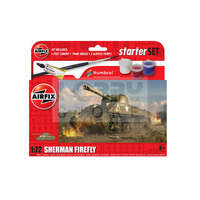 Airfix Airfix - Starter Set -Sherman Firefly harcjármű makett 1:72 (A55003)