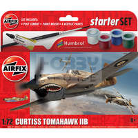 Airfix Airfix - Starter Set - Curtiss Tomahawk IIB repülőgép makett 1:72 (A55101A)